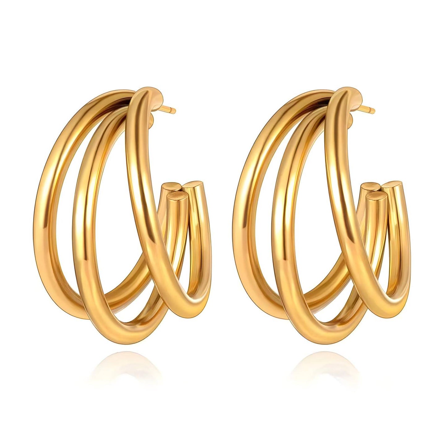 18K gold plated earirngs